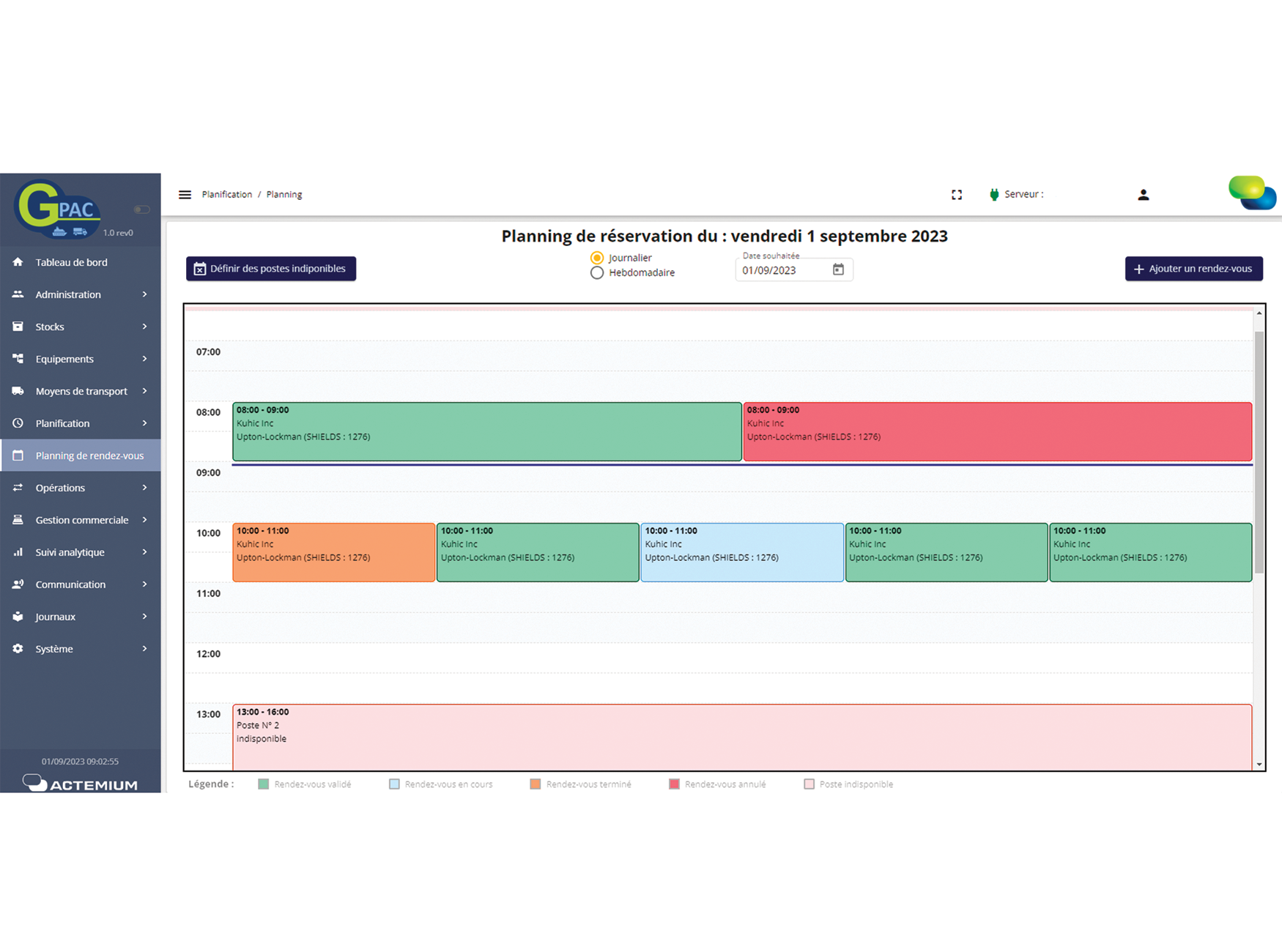 système de gestion